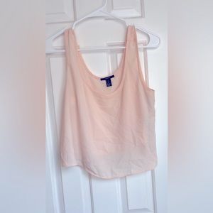 Light Pink Cropped Cami from Forever 21